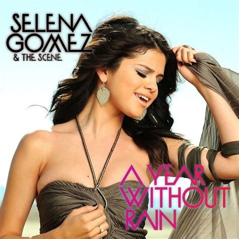 selena gomez  scene  year  rain  fanmade single cover