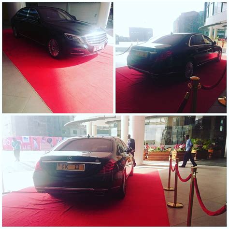 chris kirubi s maybach causes a stir at the opening of two