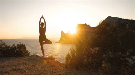 woman  yoga  sunset stock footage sbv  storyblocks