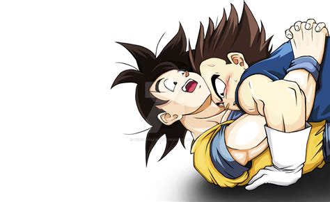 Goku And Vegeta 2 By Tracexvalintyne On Deviantart