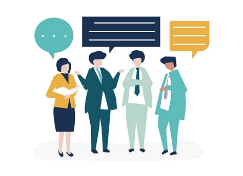 character  business people   discussion illustration