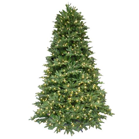 ft pre lit led balsam fir artificial christmas tree  warm white lights  ipho
