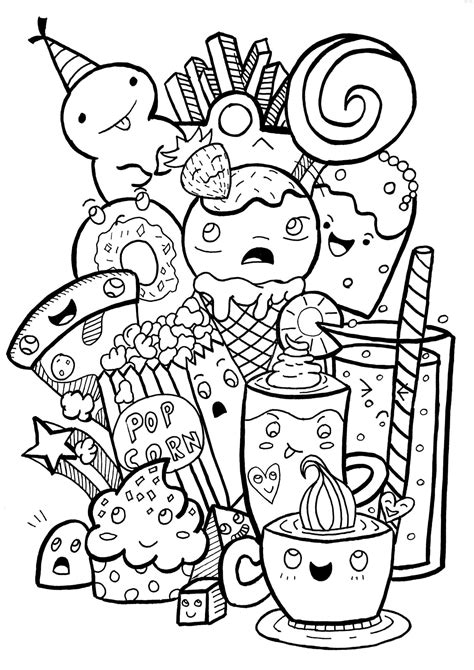 joyeux coloriage doodle art pictures coloriage gratuit coloriage