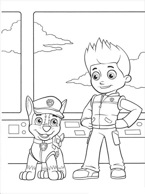 ryder paw patrol coloring pages