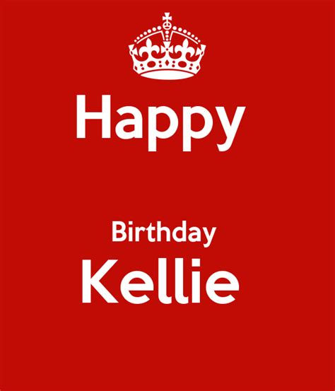 happy birthday kellie poster payal  calm  matic