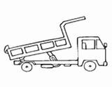 Truck Coloring Dumper Loaded Coloringcrew sketch template
