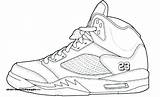 Coloring Pages Shoes Nike Basketball Shoe Color Printable Print Popular Getdrawings Getcolorings sketch template