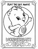 Bears Coloring Animados Bear Wonderheart Longo sketch template