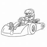 Karting sketch template
