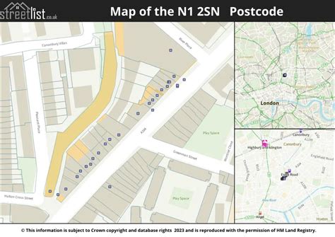 N1 2sn Is The Postcode For Essex Road Islington London Greater