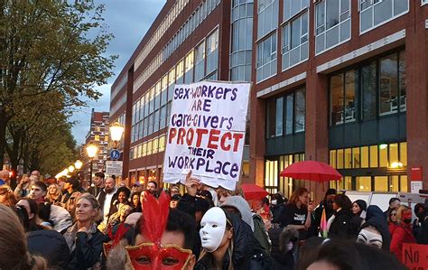 Sex Workers In Amsterdam Protest Relocation Of Iconic Red Light