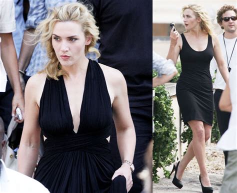 pictures of kate winslet in italy filming watch advert