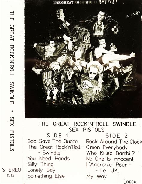 sex pistols the great rock n roll swindle cassette discogs