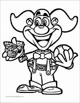Funny Coloring Cartoon Clown Printable A4 Pages Wecoloringpage sketch template