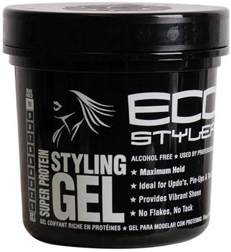 eco styler super protein black gel hair gel price  india buy eco styler super protein black