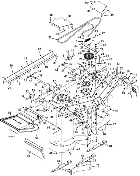 deck assembly    grasshopper lawn mower parts diagramsthe mower shop