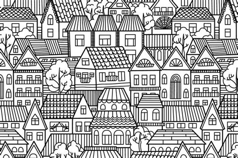 houses pattern graphic design blog graphic design elements