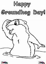 Groundhog sketch template