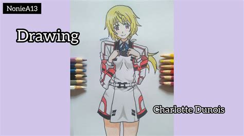 Drawing Charlotte Dunois Infinite Stratos Color Pencil
