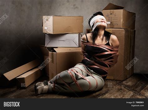 kidnapped woman image photo  trial bigstock