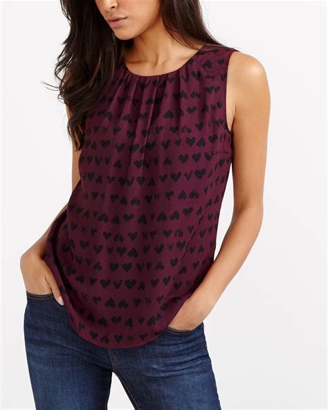sleeveless printed blouse women reitmans