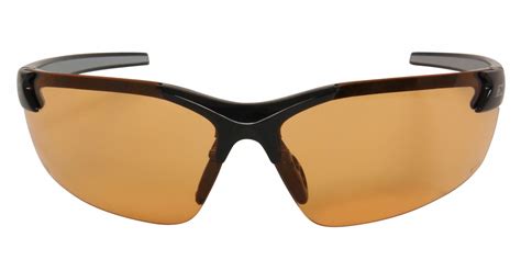 Edge Eyewear Zorge Scratch Resistant Safety Glasses Amber Lens Color