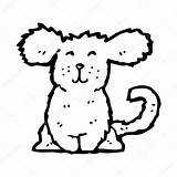 Dog Fluffy Cartoon Stock Lineartestpilot Drawing Vector Illustration Getdrawings Background sketch template