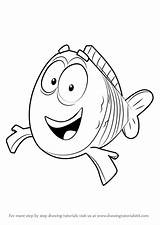 Grouper Bubble Mr Guppies Coloring Draw Drawing Zookeeper Step Sketch Pages Printable Paintingvalley Getcolorings Learn Cartoon Getdrawings Color sketch template