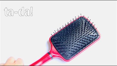 clean  hair brush youtube