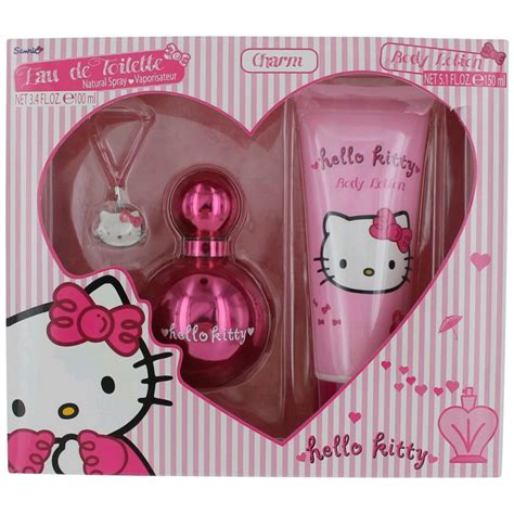 Hello Kitty Perfume By Air Val 3 Piece T Set For Girls New Ebay