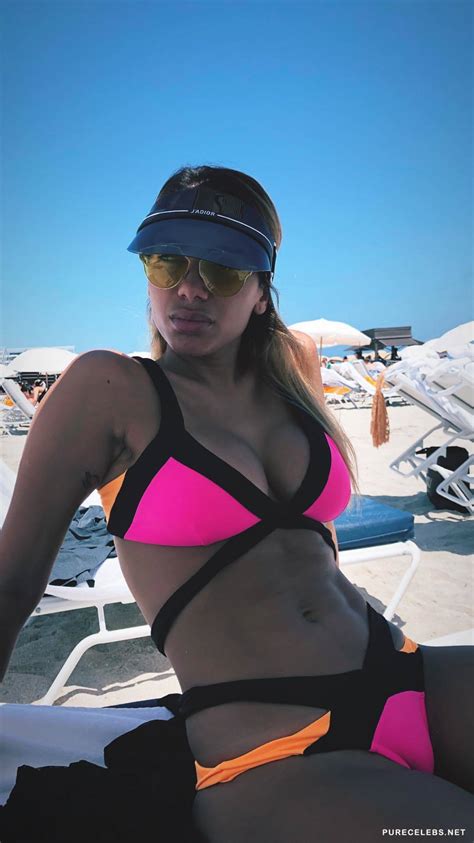 brazilian singer anitta shaking her butt in thong bikini