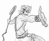 Dio Brando Coloring Pages Character sketch template