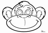 Monkeys Monkey sketch template