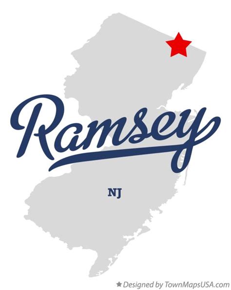 map  ramsey nj  jersey