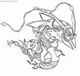 Rayquaza Pokemon Xcolorings 90k 860px sketch template