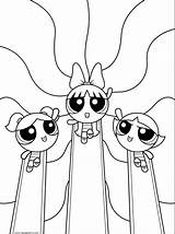 Powerpuff sketch template