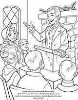 Coloring Pages Joseph Smith Library Clipart Cartoon sketch template