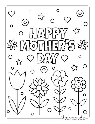 happy mothers day coloring pages      happy mother