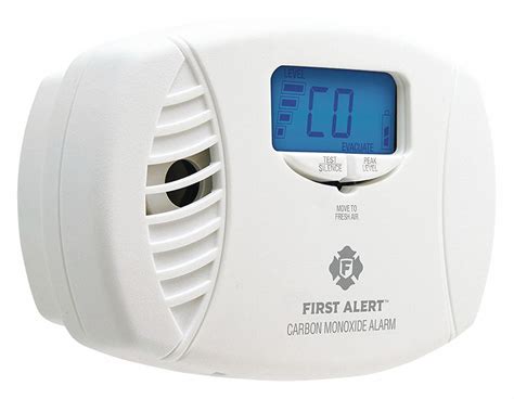 alert carbon monoxide alarm  db   ft audible alert vac  ebay