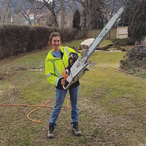 Nothing Says Power Like A Girl With An 880 Stihl