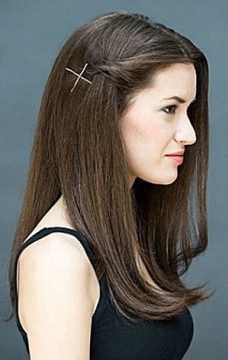 Simple Hairstyle With Bobby Pins Hairstyle How To Make