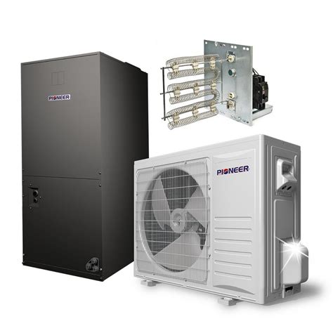 pioneer  btu  ton  seer ducted central split air conditioner heat pump system