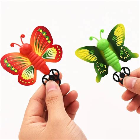 pcslot creative slingshot flying butterfly toys colorful catapult
