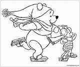 Pooh Winnie Pages Christmas Coloring Color Online Coloringpagesonly sketch template