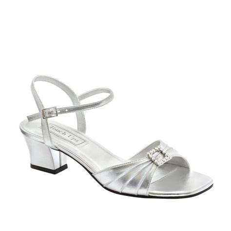 heel silver wedding shoes   stunning style fashion  wedding silver