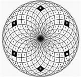 Vortex Geometry Fibonacci Ning sketch template