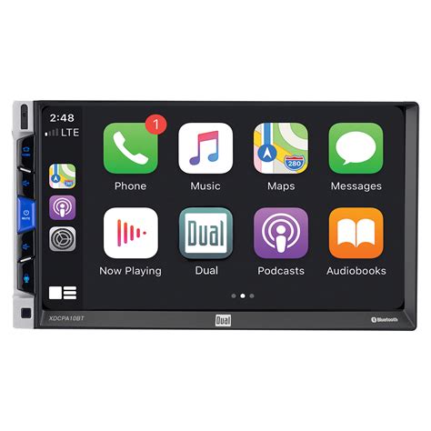dual electronics xdcpabt  touch screen digital media double din car stereo receiver