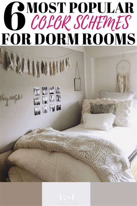 dorm room color schemes 6 most popular color schemes of the year by