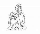 Luigi Coloring Pages Printable Popular Description sketch template