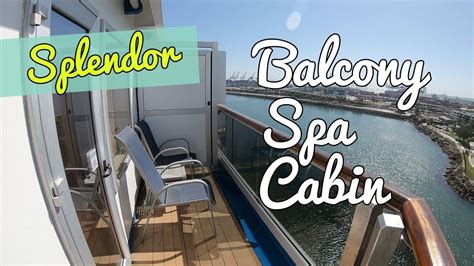 carnival splendor balcony spa cabin  cruisetipstv